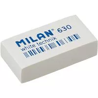 Ластик MILAN TECHNIC 630 прямоугольный пластик 39х19х9мм белый