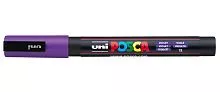 Маркер на водной основе UNI POSCA PC-3M фиолетовый перо-пуля 0.9-1.3мм