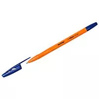 Ручка шариковая BERLINGO TRIBASE ORANGE синяя 0.7мм