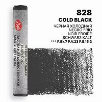 Пастель сухая МАСТЕР-КЛАСС черная холодная №828 круглое сечение 1 штука