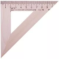 Треугольник МОЖГА деревянный 11см 45°/45°