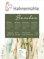 Альбом HAHNEMUHLE BAMBOO 24*32см 265г/кв.м бамбуковая бумага 90% 25 листов склейка