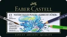 Набор акварельных карандашей FABER-CASTELL ALBRECHT DURER 12 цветов в металлической коробке