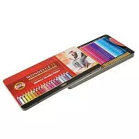 Набор акварельных карандашей KOH-I-NOOR MONDELUZ 3727 72 цвета в металлической коробке
