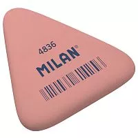 Ластик MILAN 4836 треугольный синтетический каучук 50х44х7мм цвет в ассортименте