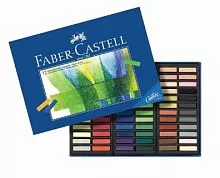 Набор сухой мягкой пастели FABER-CASTELL CREATIVE STUDIO квадратное сечение 72 цвета мини