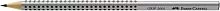 Карандаш чернографитный FABER-CASTELL GRIP 2001 H корпус серый