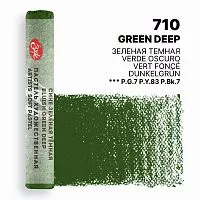 Пастель сухая МАСТЕР-КЛАСС зеленая темная №710 круглое сечение 1 штука