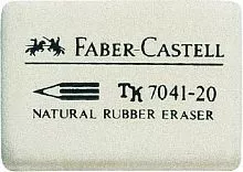 Ластик FABER-CASTELL 7041-40 прямоугольный 37х25х7мм белый