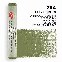 Пастель сухая МАСТЕР-КЛАСС оливковая зеленая №754 круглое сечение 1 штука