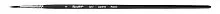 Кисть ROUBLOFF 1417 круглая БЕЛКА №3, ручка длинная черная