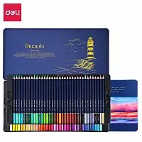 Набор цветных карандашей FINENOLO 72 цвета в металлической коробке