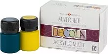 Набор акриловых красок DECOLA матовые 20мл 6 цветов