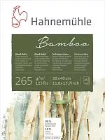Альбом HAHNEMUHLE BAMBOO 30*40см 265г/кв.м бамбуковая бумага 90% 25 листов склейка