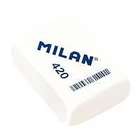 Ластик MILAN 420 прямоугольный синтетический каучук 41х28х13мм цвет в ассортименте