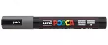 Маркер на водной основе UNI POSCA PC-5M темно-серый 82 перо-пуля 1.8-2.5мм