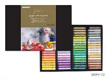 Набор масляной мягкой пастели MUNGYO GALLERY круглое сечение 72 цвета в картонной упаковке