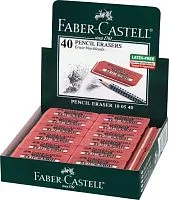 Ластик FABER-CASTELL 7005-40 скошенный 50х18х8мм красный