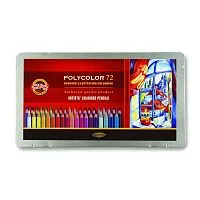 Набор цветных карандашей KOH-I-NOOR POLYCOLOR 3827 72 цвета в металлической коробке