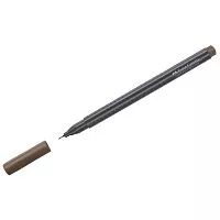 Ручка капиллярная FABER-CASTELL GRIP FINEPEN коричневый 0.4мм трехгранная
