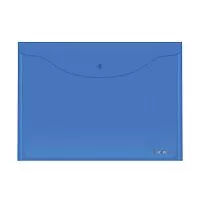 Папка-конверт на кнопке BERLINGO 435*305 мм синий 180мкм