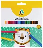 Набор цветных карандашей ADEL 24 цвета