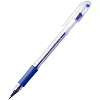 Ручка гелевая CROWN Hi-Jell Grip синяя 0.5мм резиновый манжет