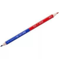 Карандаш двухцветный KOH-I-NOOR 3423 красный/синий 3,8 мм утолщенный