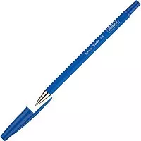 Ручка шариковая ATTACHE STYLE синяя 0.5мм прорезиненный корпус