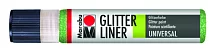 Контур акриловый MARABU GLITTER-LINER киви с блестками 25мл